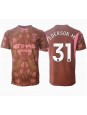 Manchester City Ederson Moraes #31 Golmanski Domaci Dres 2024-25 Kratak Rukavima